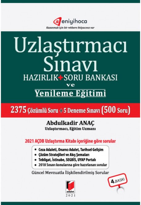 Uzlaştırmacı Sınavı Hazırlık + Soru Bankası ve Yenileme Eğitimi