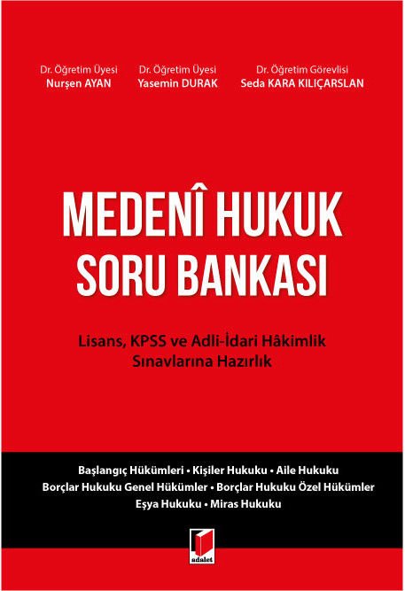 Medeni Hukuk Soru Bankası