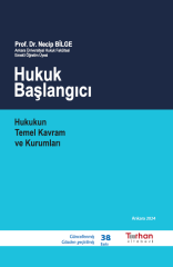 HUKUK BAŞLANGICI 38.BASKI 2024