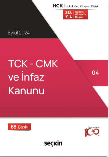 TCK – CMK ve İnfaz Kanunu (Cep Kitabı)