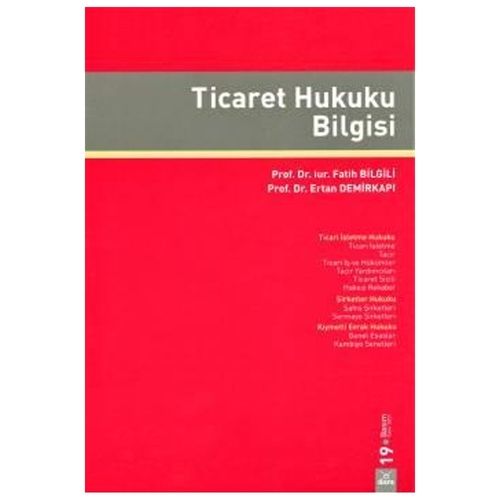 Ticaret Hukuku Bilgisi