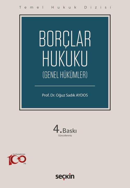Temel Hukuk Dizisi - Borçlar Hukuku (Genel Hükümler)