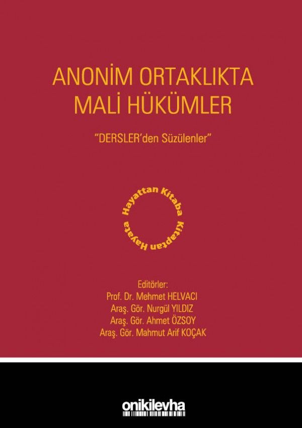Anonim Ortaklıkta Mali Hükümler - Dersler'den Süzülenler