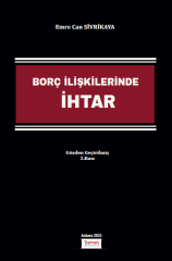 BORÇ İLİŞKİLERİNDE İHTAR 2 . BASKI