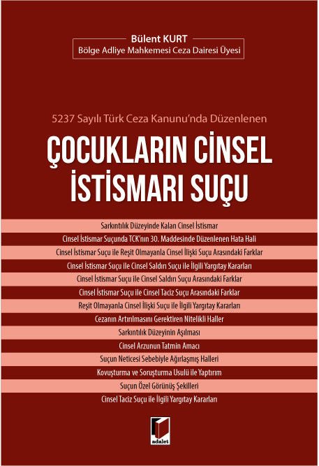 Çocukların Cinsel İstismarı Suçu