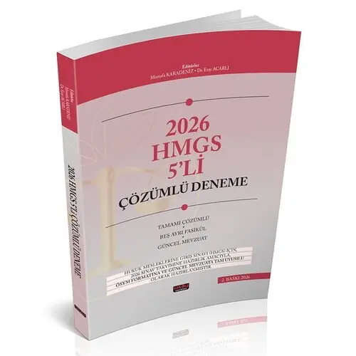 Hmgs 5'Li Çözümlü Deneme Sınavı Savaş Yayınları 2026