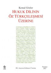 Hukuk Dilinin Öz Türkçeleşmesi