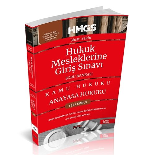 HMGS Anayasa Hukuku Soru Bankası Savaş Yayınları Şubat 2025