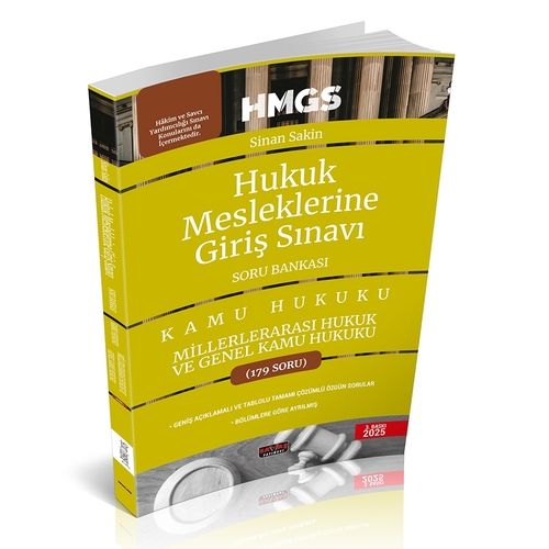 HMGS Milletlerarası Hukuk ve Genel Kamu Hukuku Soru Bankası Savaş Yayınları Şubat 2025