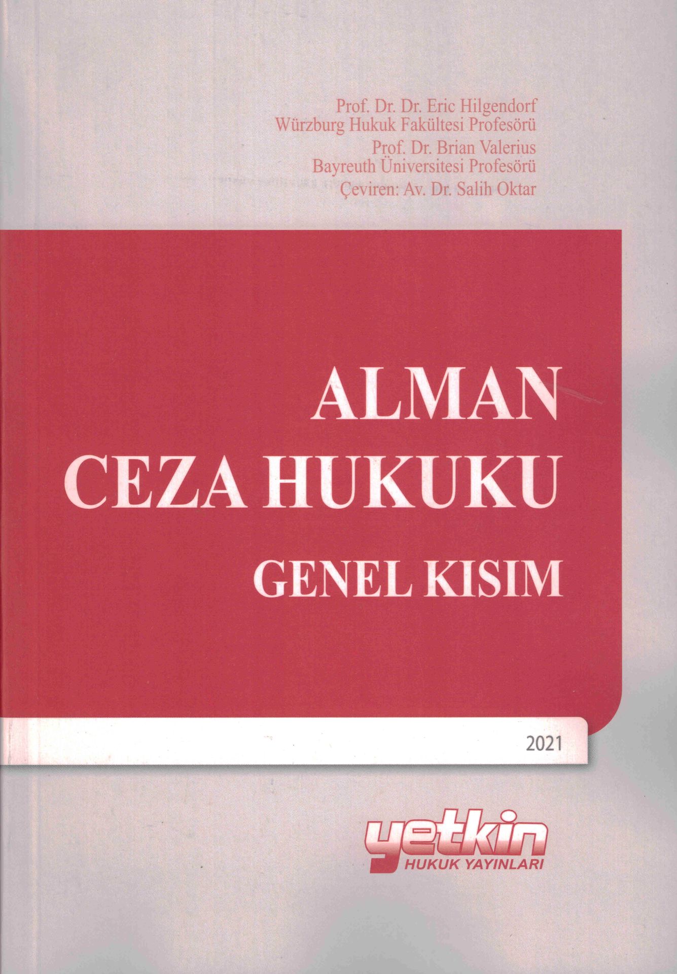 Alman Ceza Hukuku Genel Kısım