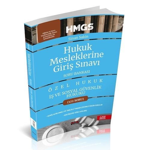 HMGS İş ve Sosyal Güvenlik Hukuku Soru Bankası Savaş Yayınları Şubat 2025