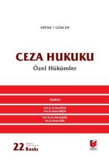 Ceza Hukuku Özel Hükümler