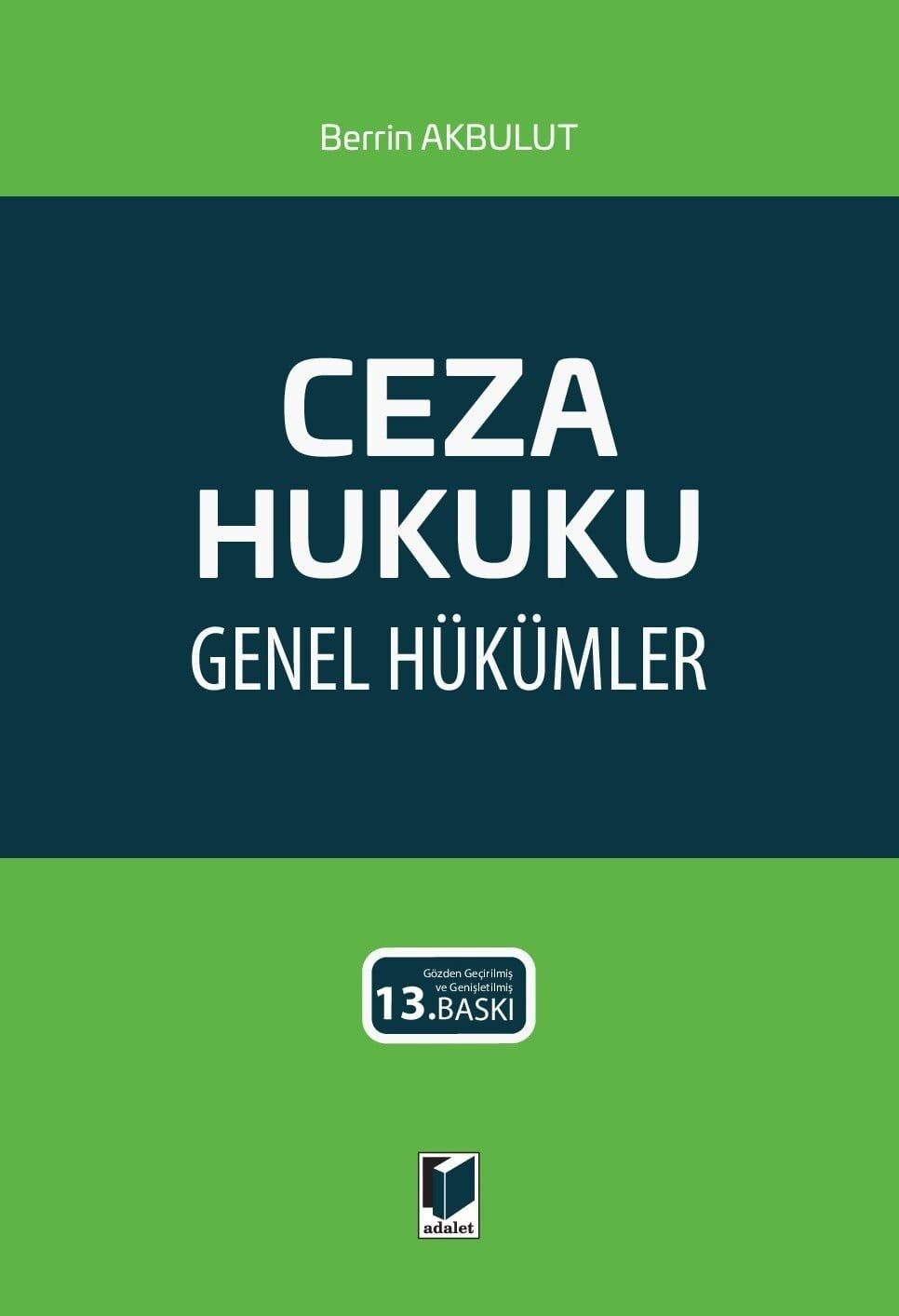 Ceza Hukuku Genel Hükümler