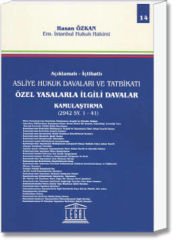 Özel Yasalarlar İlgili Davalar - Kamulaştırma(2942 SY. 1-41)