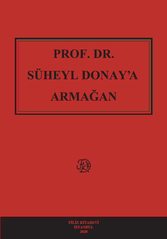 Prof. Dr. Süheyl Donay'a Armağan