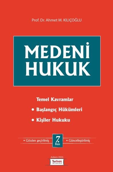 MEDENİ HUKUK 7.BASKI 2026