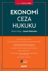 Ekonomi Ceza Hukuku Birinci Kitap – Genel Hükümler
