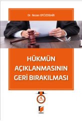 Hükmün Açıklanmasının Geri Bırakılması