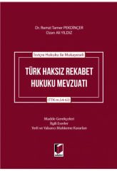 Türk Haksız Rekabet Hukuku Mevzuatı (TTK m.54-63)