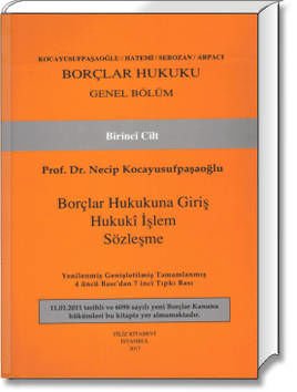 Borçlar Hukuku Genel Bölüm Cilt:I