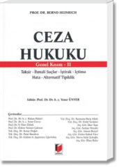 Ceza Hukuku(Genel Kısım-II)