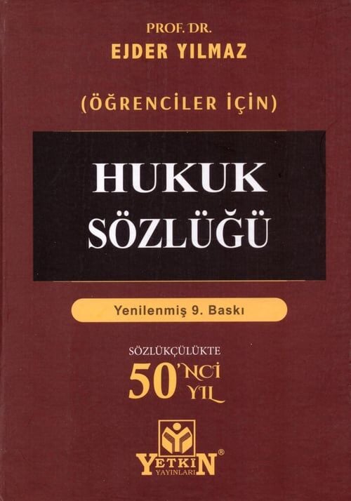 Hukuk Sözlüğü (Öğrenciler İçin)