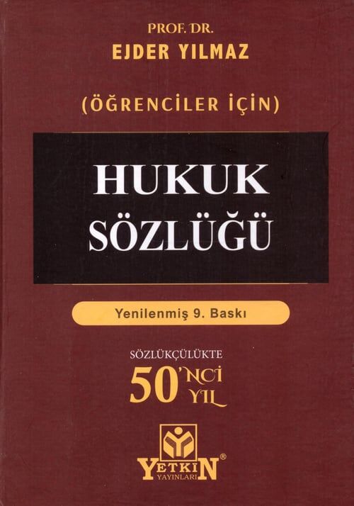 Hukuk Sözlüğü (Öğrenciler İçin)