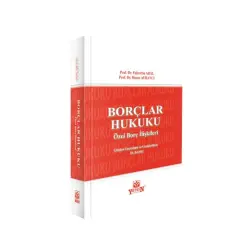 BORÇLAR HUKUKU – Özel Borç İlişkileri