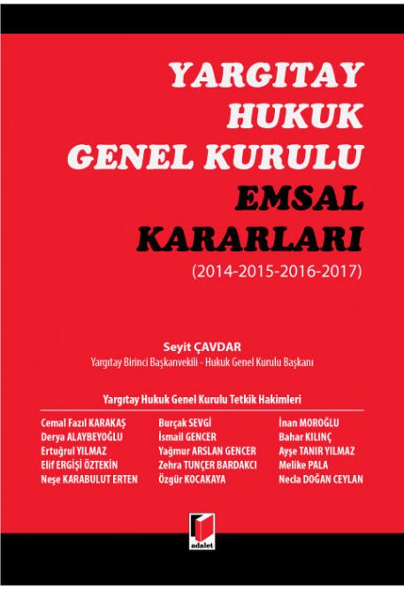 Yargıtay Hukuk Genel Kurulu Emsal Kararları