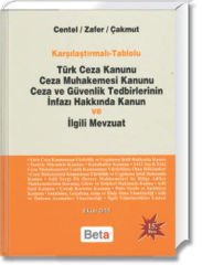 Türk Ceza Kanunu - Ceza Muhakemesi Kanunu - Ceza ve Güvenlik Tedbirlerinin İnfazı Hakkında Kanun ve İlgili Mevzuat