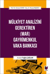 Mülkiyet Analizini Gerektiren (MAR) Gayrimenkul Vaka Bankası