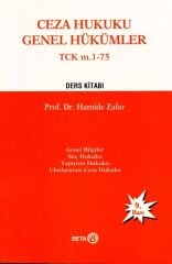TCK M. 1 - 75Ceza Hukuku Genel Hükümler Ders Kitabı