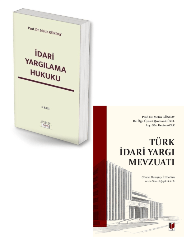 İdari Yargılama Hukuku ve İdari Yargı Mevzuatı (2'li Set) ÖN SİPARİŞ