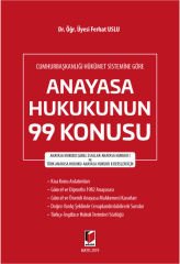 Anayasa Hukukunun 99 Konusu