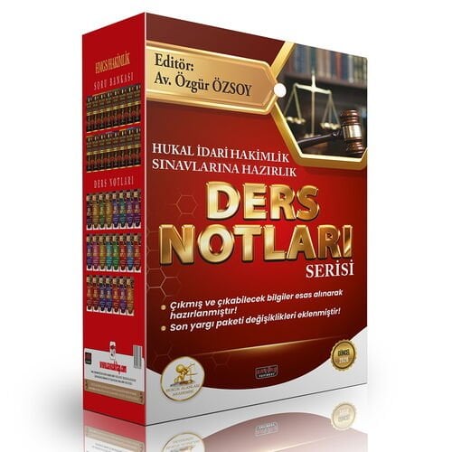 HUKAL İDARİ HAKİMLİK Hazırlık Ders Notları Seti Savaş Yayınları 2026