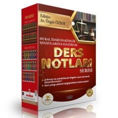 HUKAL İDARİ HAKİMLİK Hazırlık Ders Notları Seti Savaş Yayınları 2026