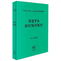 Eşya Hukuku ön sipariş 25  Ekimde Sevk Olacaktır