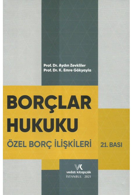 Borçlar Hukuku Özel Borç İlişkileri