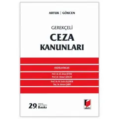 Gerekçeli Ceza Kanunları