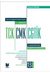 Ceza ve Yargılama Hukuku Yasaları T.C. Anayasası TCK, CMK, CGTİK ve İlgili Mevzuat (Orta Boy)