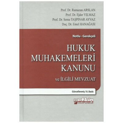 Hukuk Muhakemeleri Kanunu ve İlgili Mevzuat