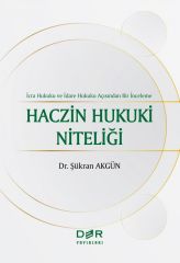 Haczin Hukuki Niteliği