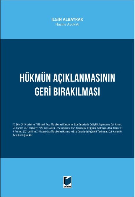 Hükmün Açıklanmasının Geri Bırakılması