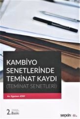 Kambiyo Senetlerinde Teminat Kaydı