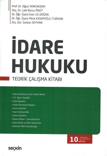 İdare Hukuku Teorik Çalışma Kitabı