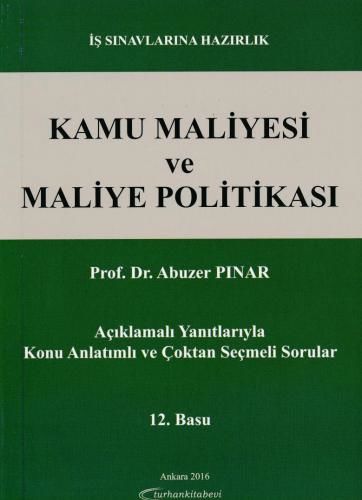 Kamu Maliyesi ve Maliye Politikası Soru ve Yanıtlarla
