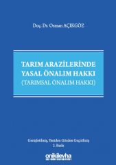 Tarım Arazilerinde Yasal Önalım HakkI