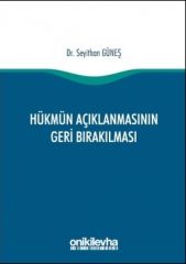 Hükmün Açıklanmasının Geri Bırakılması