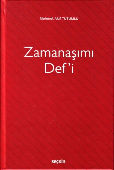 Zamanaşımı Def'i