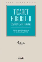 TİCARET HUKUKU 2 (KIYMETLİ EVRAK HUKUKU)